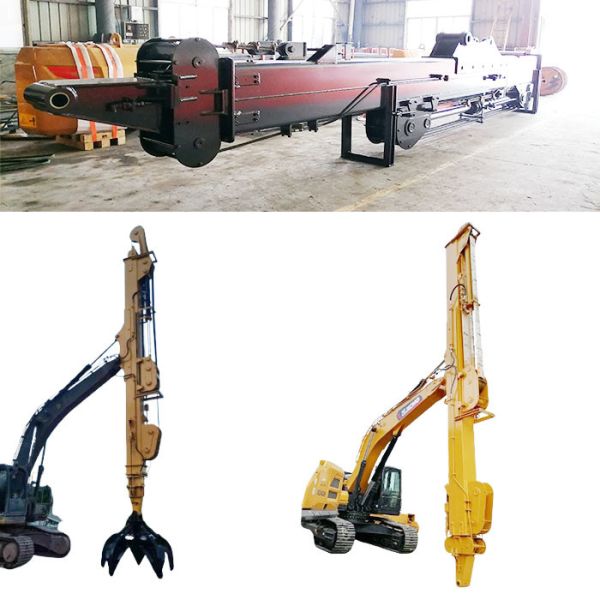 32M Boom  Telescopic Excavator Long Reach Attachment PC410