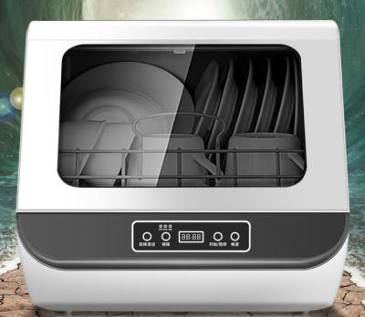 5L Commercial Portable Dishwasher LCD Display Countertop Dish Washing Machine