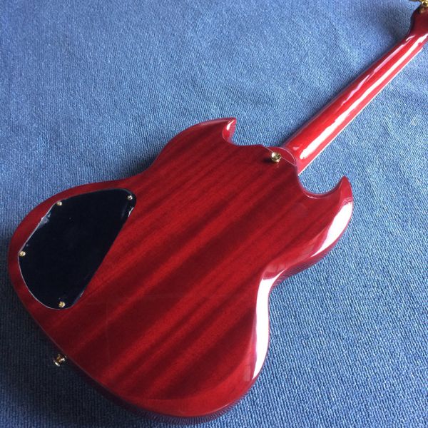 Custom Grand Solid Mahogany Body Electric Guitar Gold Hardware Tune-o-Matic Bridge