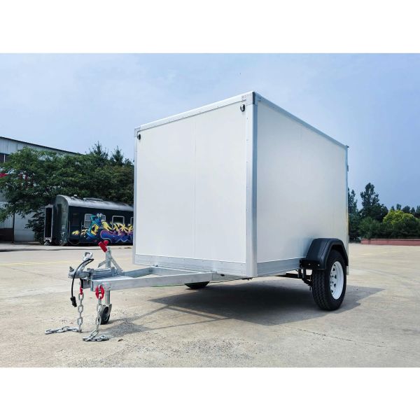 New Zealand Standard Closed Cargo Trailer With 750kg Load Capacity And Impact Brake System