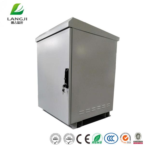 SPCC Steel Wall Mounted Telecom Cabinet , Outdoor 19 Rack Enclosure