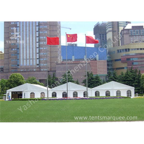 Aluminum Framed outdoor event canopy Tent Hard Glass and ABS Wall Designed