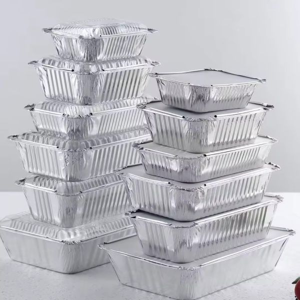Foil Box Disposable Catering Aluminum Foil Serving Pan For Party Activities