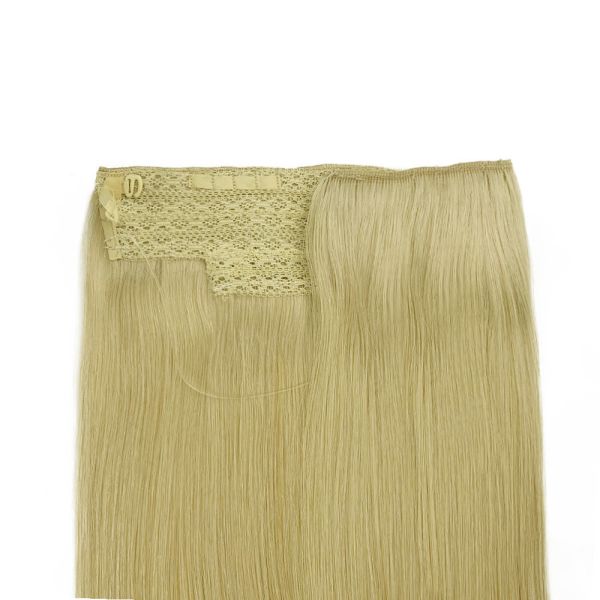 Indian Hair Flip in Hair Fish Wire Hair Extension with Human Hair Type Halohair-231014