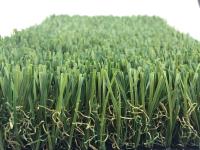1,75 texture belliciste d'herbe artificielle extérieure de la vague 44mm de pouce