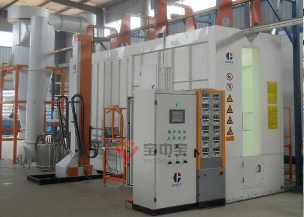 Linha de revestimento automática grande do pó da sala de pó do remoinho em Singapura
