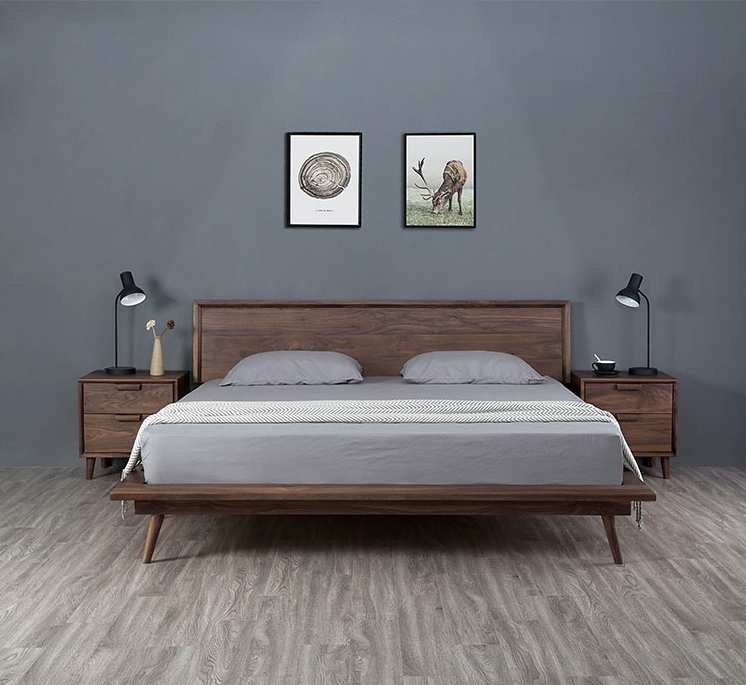 Professional Platform Style Modern Bed Furniture for Home Hotel Bedroom