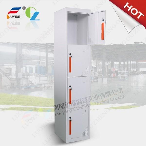 Single row Four door steel locker FYD-G004,H1850XW380XD450mm,Electrostatic Powerer coating