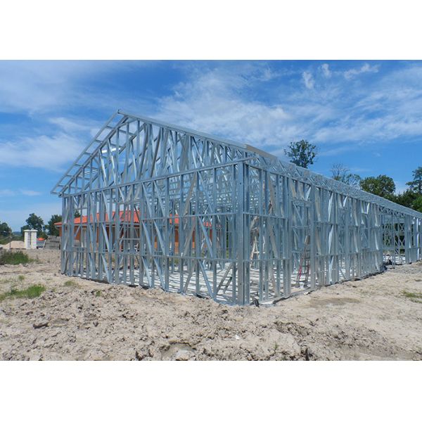 Light Steel Frame Prefab Homes Luxury Villa Single Storey Modern Bungalow House