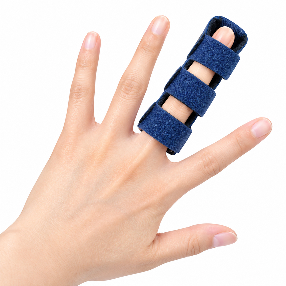 Lightweight Finger Stabilizer Splint Adjustable Hook Loop Finger Support