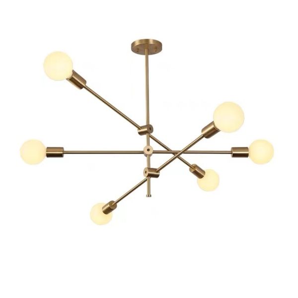 Glass Ball Sinple Style  Living Room Modern LED Chandelier