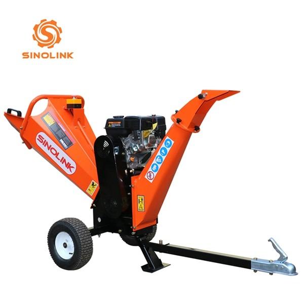 6.5hp 7HP 9hp Petrol Small wood chipper crusher machine Garden tree branch