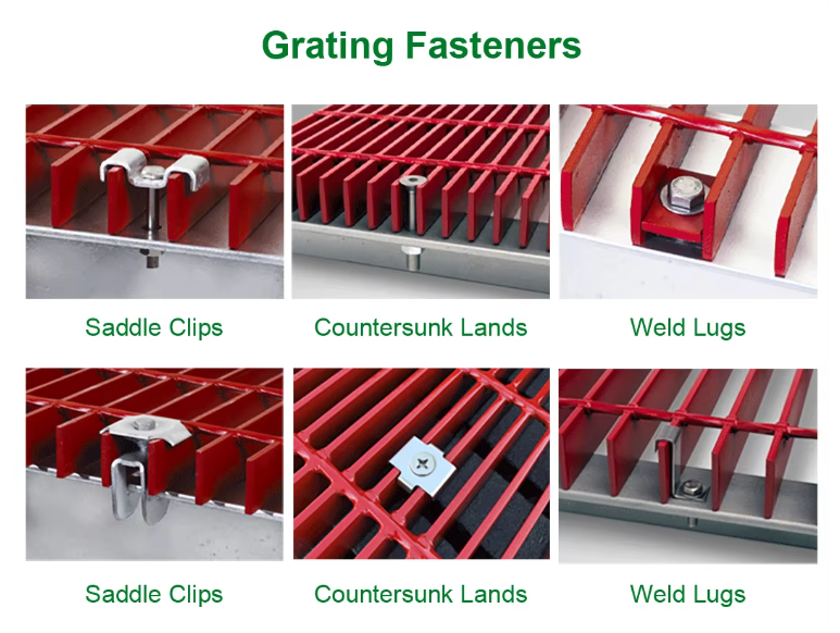 Stainless Steel 304 Galvanized Steel Grating Anti Corrosion Offshore Platform Grating Panel