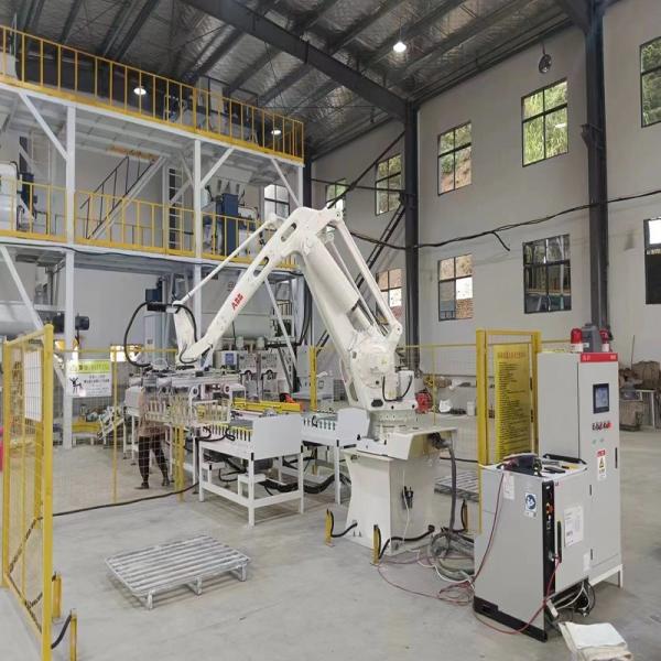 Armure mécanique robotisée de ramassage 380V Casse robot de palettisation Vert