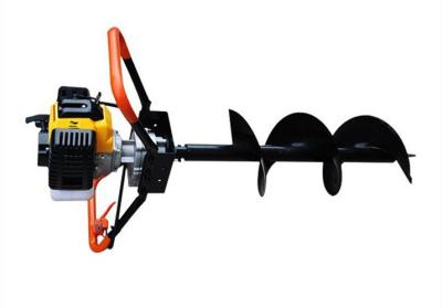 Eixo helicoidal 68CC do escavador do furo de cargo da mão-de-obra 2 COM o motor poderoso da gasolina