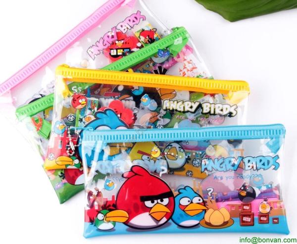Cartoon Child Stationery Set With Metal Tin Pencil Box,Wholesale Stationery Set