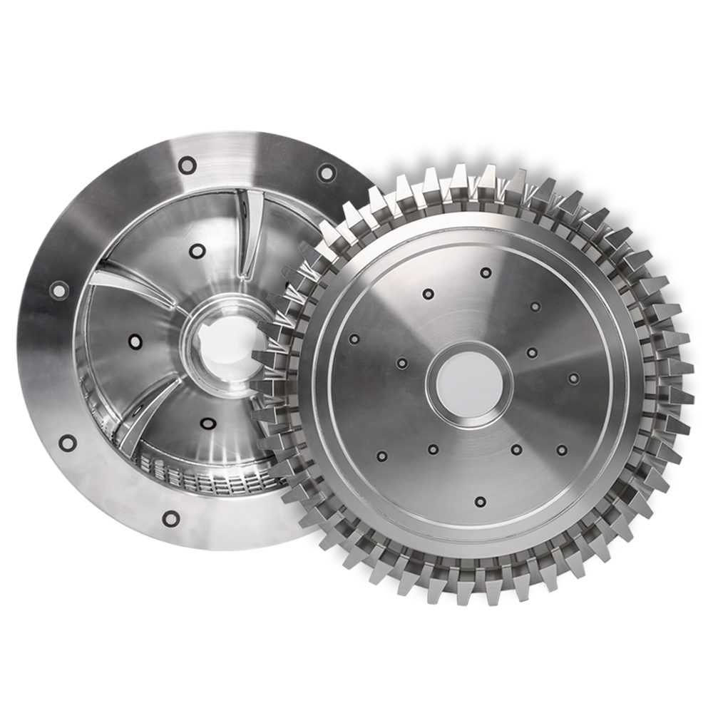 5 Axis Stainless Steel CNC Machining Parts Impeller Rotor Disc Industrial Pump Parts
