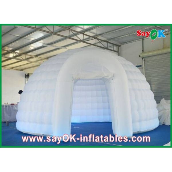 Inflatable Tent Camping Inflatable Igloo Dome Inflatable Air Tent Strong Fire-Proof Cloth With Led Lights