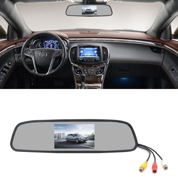 Universal Real time Display easy installation 4.3-inch Car Rear View Mirror Monitor 