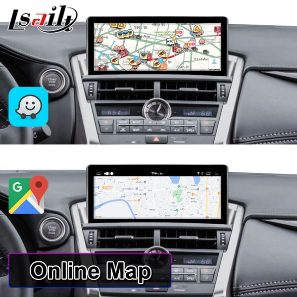 Lsailt Android Carplay Multimedia Interface Screen for 2014-2017 Lexus NX Knob NX200t NX300h