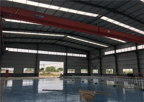 125mm H Section Steel Workshop Buildings With Parapet
