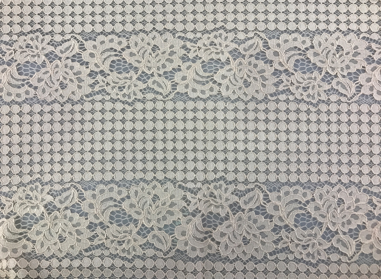 Подгонянный гипюр хлопка нейлона 150cm шнурует ткань шнурка ткани 3d двором