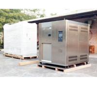 Trois fentes chambre d'essai de choc thermique à température froide et chaude