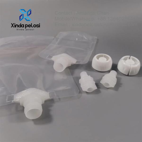 Produit alimentaire écologique de qualité personnalisé Matériau PP Buse en plastique pour aliments pour bébés Puree Twist Cap à vendre