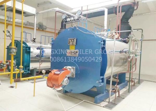 Óleo de LDO 1500kgs/Hr - caldeira de gás natural horizontal ateada fogo da eficiência 1.25kg/Cm2g da caldeira de vapor