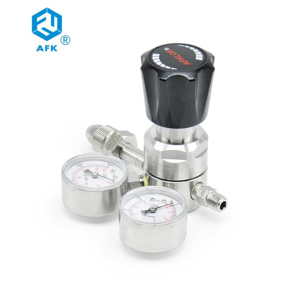 High Pressure Co2 Stainless Steel Pressure Regulator 4000psi Inlet Range
