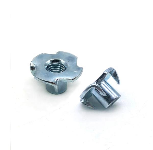 Stainless Steel Disc Four Claw Nut Drop In Nuts Slot Four Claw T Nut