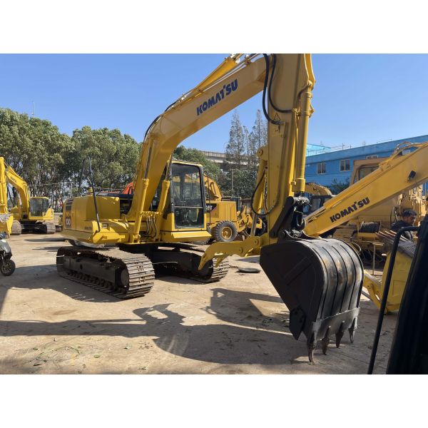 Japan Made Used KOMATSU PC130-7 13 Ton Crawler Excavator Thumb New Bucket