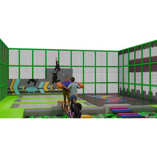 Ultimate Indoor Fun Exciting Trampoline Park With Adventure Obstacle Course