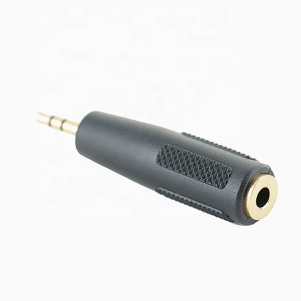 3 Poles TRS Jack Male to Female 2.5 to 3.5 Audio Adapter