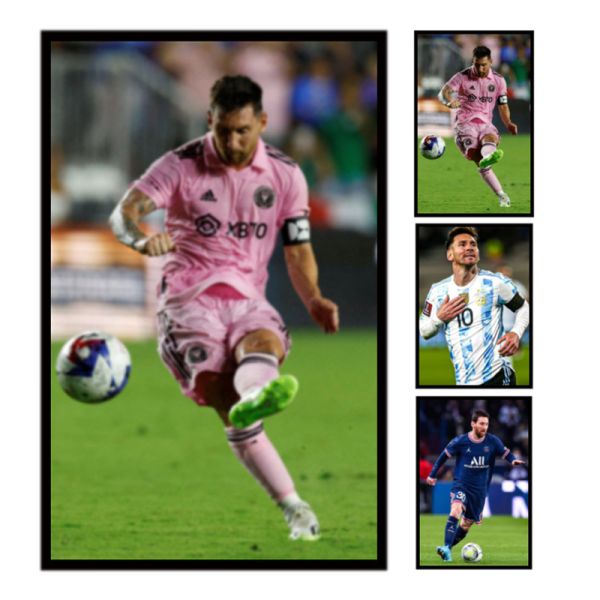 PET Messi Lenticular 3D Poster Custom 0.6mm Thickness Without Frame