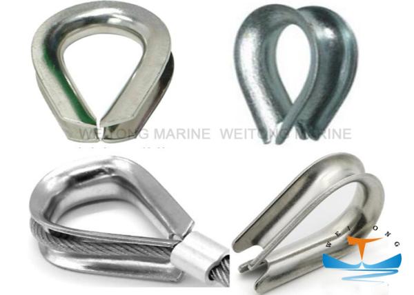Bright Surface Carbon Steel G414 Heavy Duty Wire Rope Thimble US Type Standard