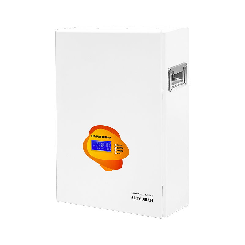 Wall Mounted 5KWH Lithium Battery Pack RS232/RS485/CAN Communication Offgrid Wifi Bluetooth LED Panel IP21 LiFePO4