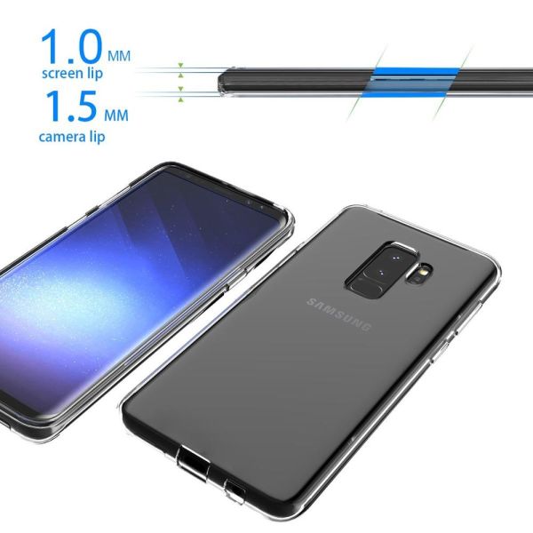 For Samsung Galaxy S9 Plus Clear TPU Phone Case Ultra Slim 0.3mm