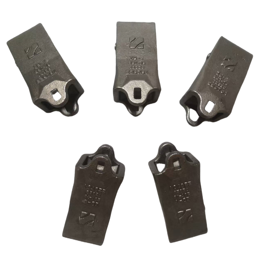 Accessoires de mini-pelle en acier allié Pièce de machinerie de construction Dents de godet pour excavatrice