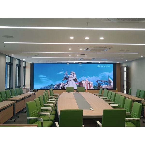 Pantalla LED P1.953mm para interiores de instalación rápida montada en la pared, ligera, Ghalo 1000 * 250mm