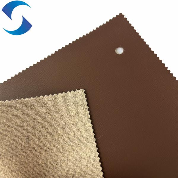 Tecido de couro de PVC em estampação artificial 25~50M/rolo 75gm para estofamento
