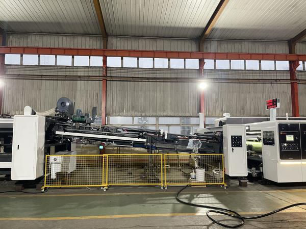 60000 KG Auto Printing Die Cutting Slotter Pizza Box Making Gluing Bundling Machine Production Line