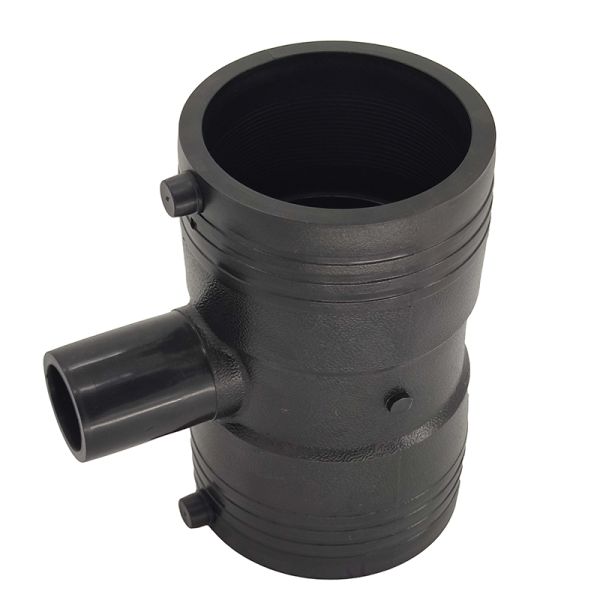 Hdpe Pipe Fittings Black Hdpe Plastic Steel Wire Skeleton Reducing Tee