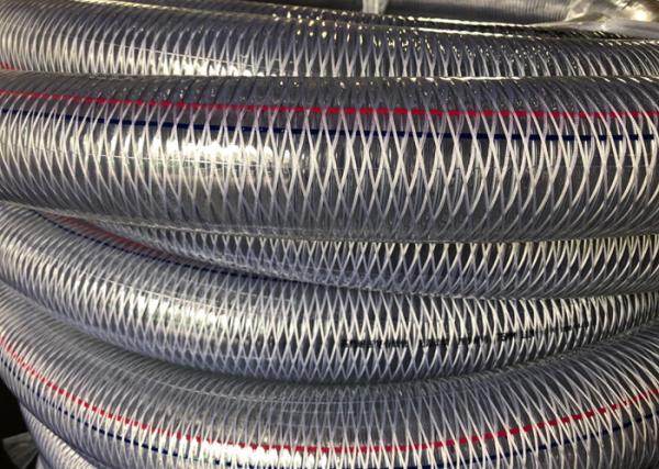 PVC Steel Wire Reinforced Hose Polyester And Fiber Composite Hose Color Customized