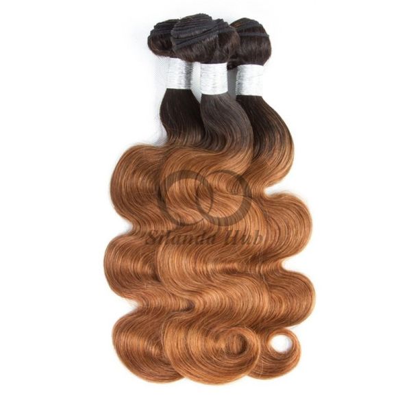 #T1B/30 Body Wave Remy Human Hair Bundles Sew In Weave Bundles Brazilian Bundle Deals