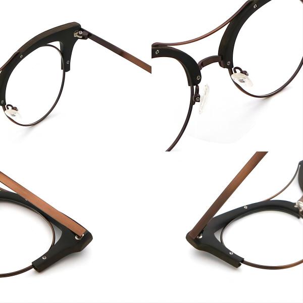 Handmade Imitation Wood Acetate Optical Glasses Frame MR 0363