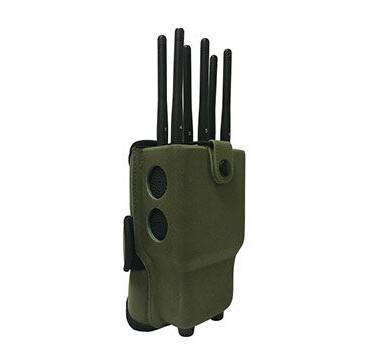 6 antennas portable WIFI 3G 4G cell phone jammers with nylon case cooling fans inside
