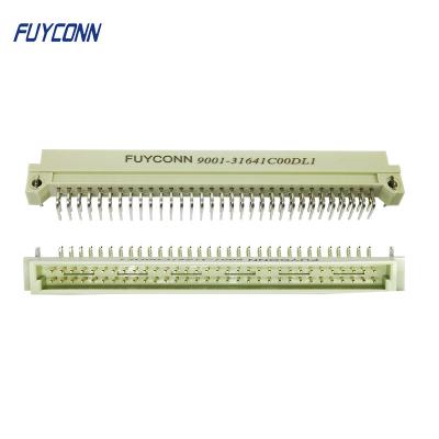 2 conector macho de Eurocard da tomada do PWB do ângulo direito do conector do RUÍDO 41612 das fileiras 2x32P 64PIN