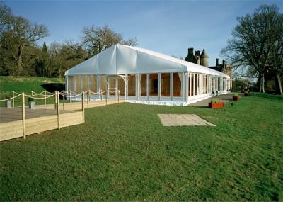 15m By 30m Christmas Festival Tent With Double Glass - Wing Door