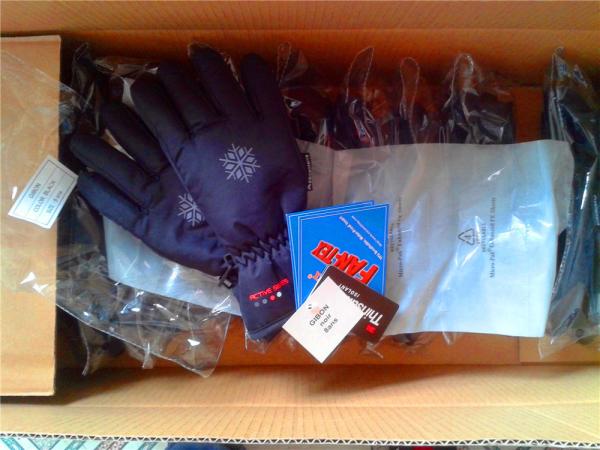 Youth polyester winter ski gloves
